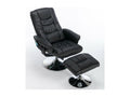 Black Leather Accent Chair