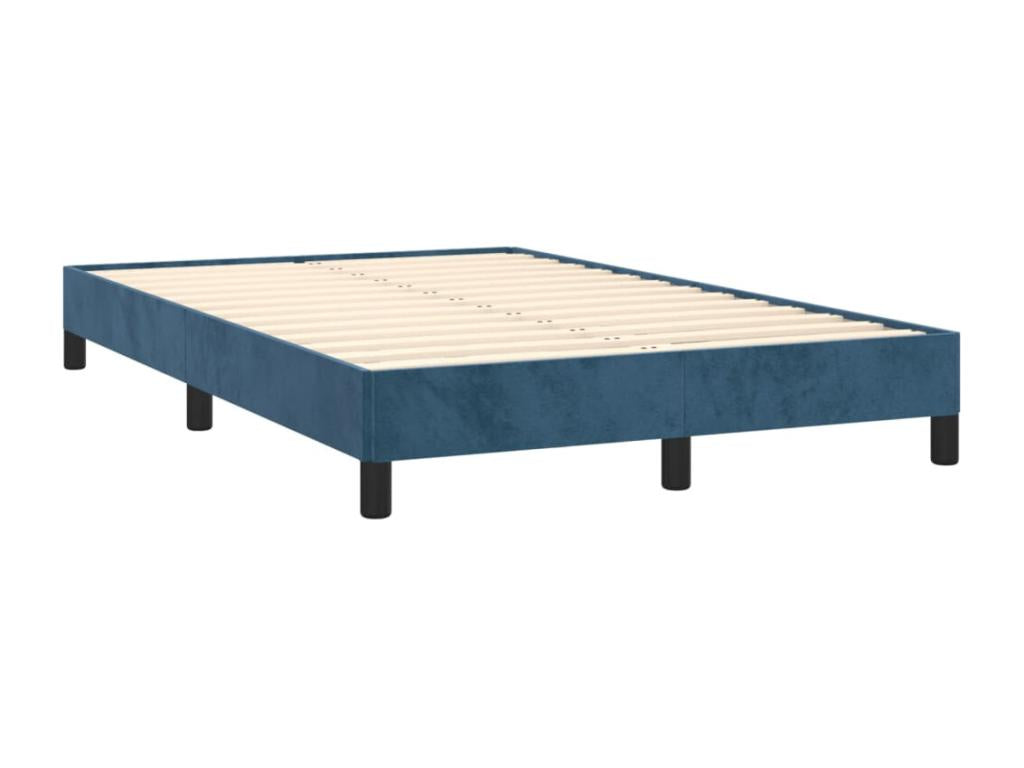 Blue Velvet Bed Frame, 120 x 190 cm