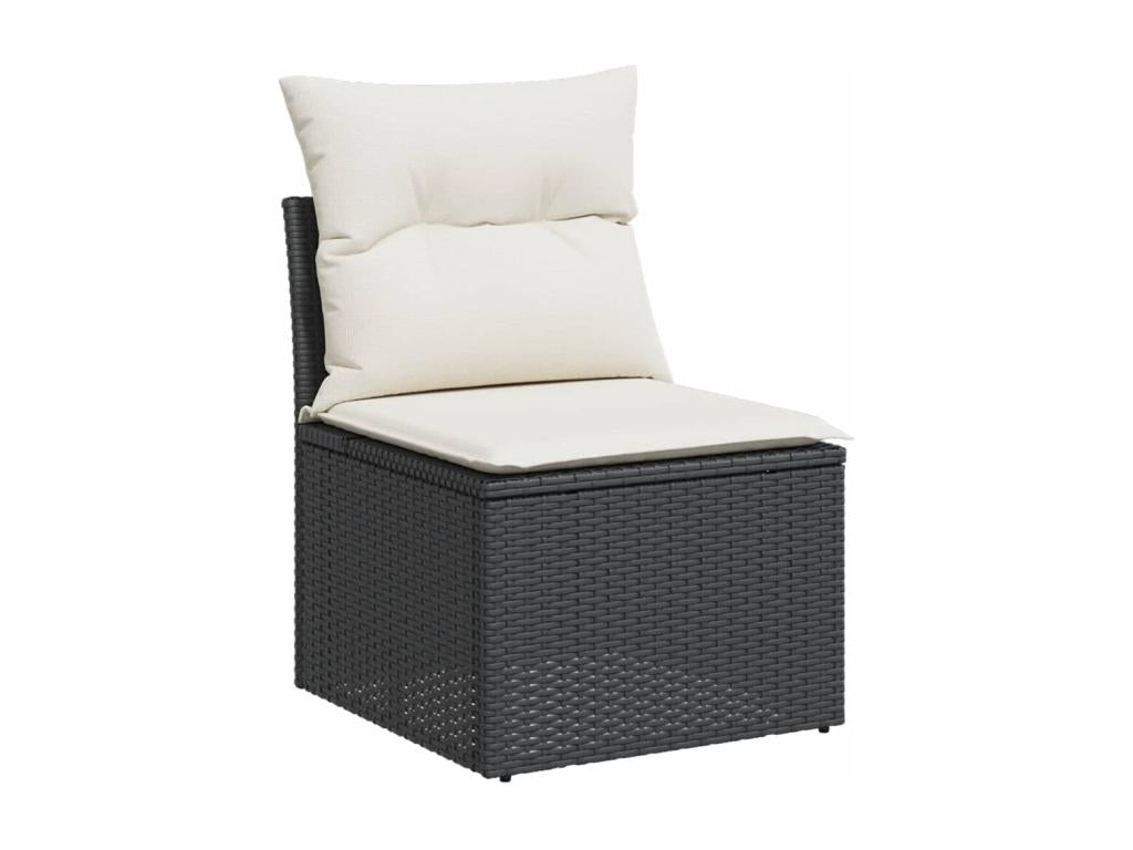 Black Woven Resin Wicker Outdoor Furniture Set - dlz1766585138401