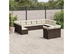 Brown Woven Resin Wicker Outdoor Furniture Set - dlz1766585268426