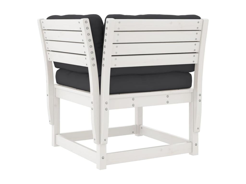 White Pine Wood Outdoor Furniture Set