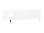 White Engineered Wood Coffee Table, 104 x 60 x 35 cm