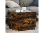 Brown Oak Wood Coffee Table, 50 x 50 x 40 cm