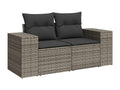 Gray Woven Resin Wicker Outdoor Furniture Set - dlz1766585525820