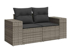 Gray Woven Resin Wicker Outdoor Furniture Set - dlz1766585525820
