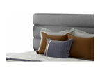 Gray Fabric Bed, 180 x 200 cm