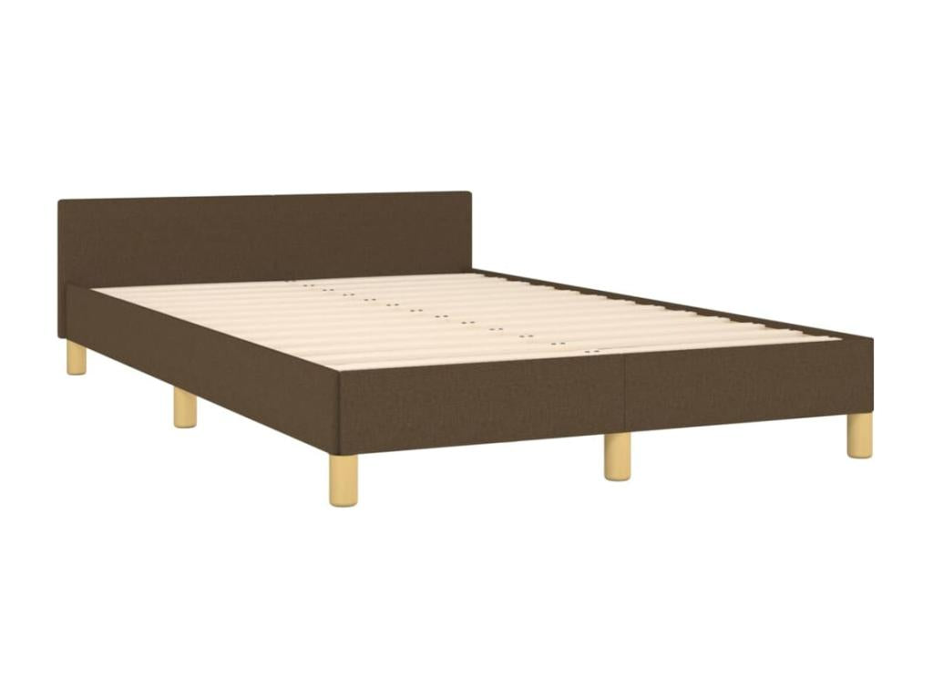 Brown Fabric Bed Frame, 120 x 200 cm
