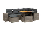 Gray Woven Resin Wicker Outdoor Furniture Set - dlz1766585643004