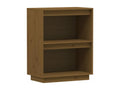 Brown Pine Wood Wardrobe, 60 x 34 x 75 cm