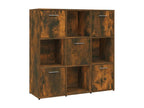 Brown Engineered Wood Bookcase, 90 x 30 x 90 cm