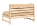 Brown Pine Wood Sofa, 120 x 80 cm
