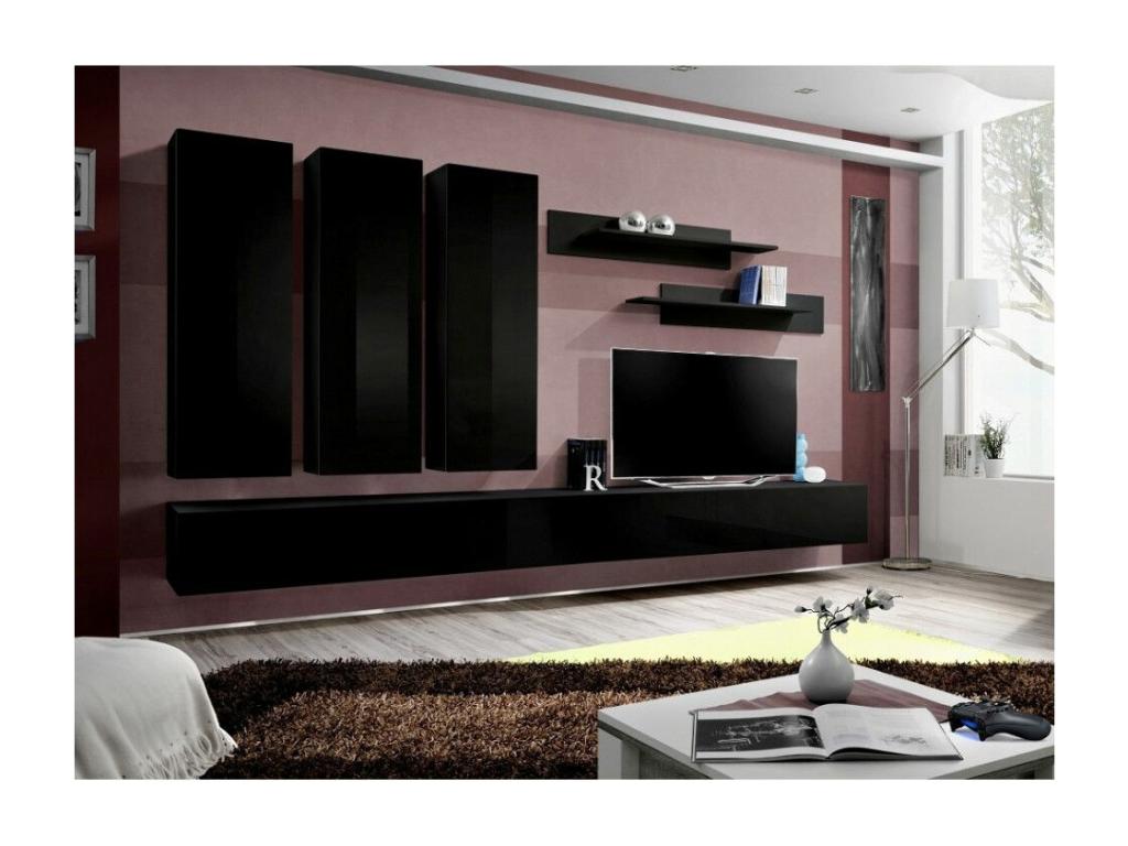 Black TV Stand