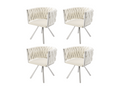 Beige Metal Chair