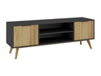 Natural Pine Wood TV Stand