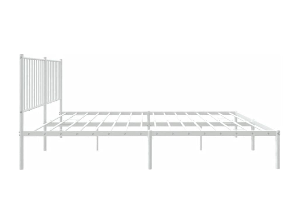 White Metal Bed, 160 x 200 cm