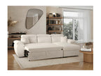 Beige Velvet Sofa Bed