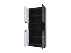 Black Wardrobe, 82 x 184 x 37 cm