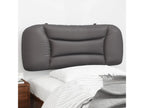 Gray Faux Leather Bed