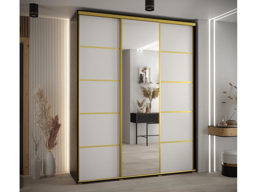 Black Wardrobe, 170 x 60 x 235.2 cm