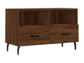 Brown Engineered Wood TV Stand, 80 x 36 x 50 cm