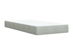 Gray Velvet Mattress, 80 x 200 cm
