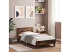 Brown Oak Wood Bed Frame, 100 x 200 cm - dlz1766585692664