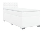 White Faux Leather Mattress, 90 x 190 cm - dlz1766585892622