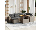 Gray Woven Resin Wicker Outdoor Furniture Set - dlz1766585643004
