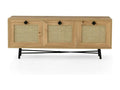 Beige Oak Wood Sideboard