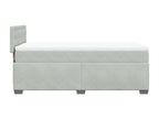 Gray Velvet Mattress, 80 x 200 cm