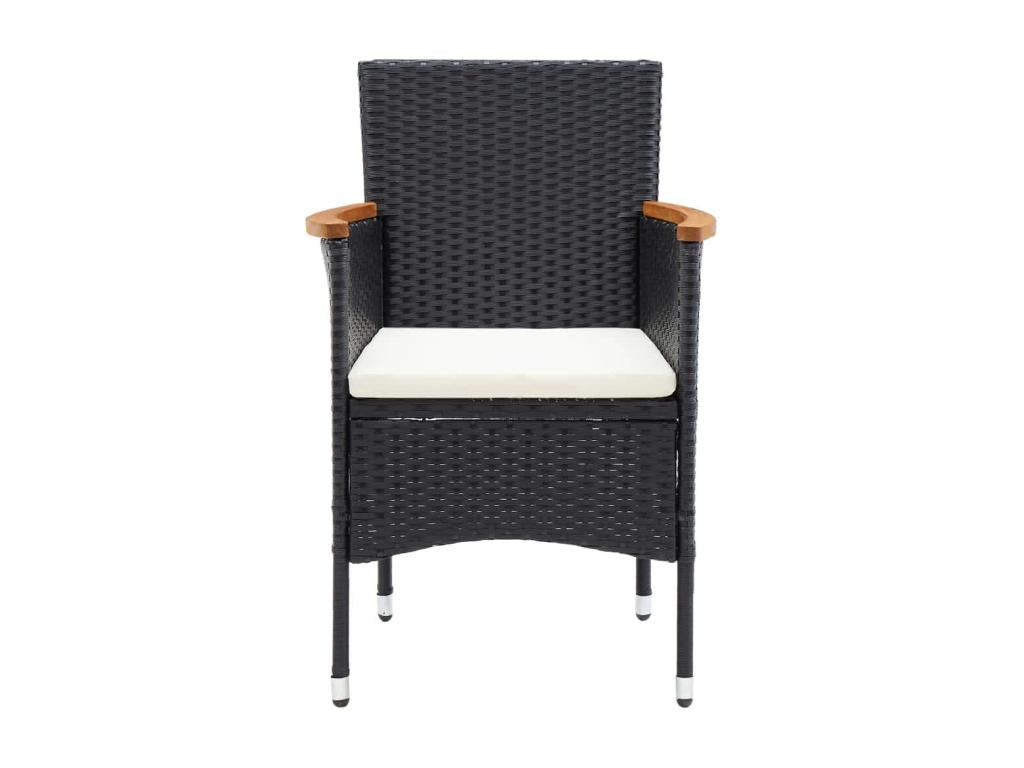 Black Woven Resin Wicker Home Furniture