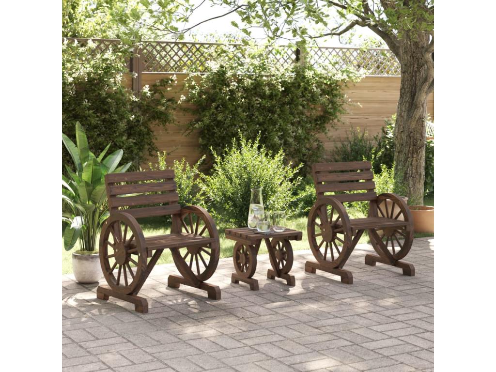 Natural Outdoor Furniture Set