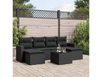 Black Woven Resin Wicker Outdoor Furniture Set - dlz1766585226620