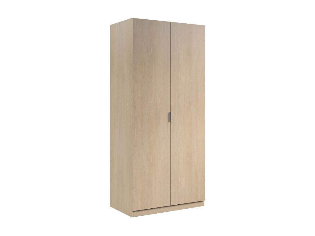Brown Oak Wood Wardrobe