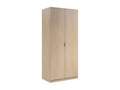 Brown Oak Wood Wardrobe