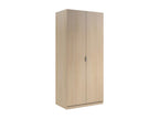 Brown Oak Wood Wardrobe