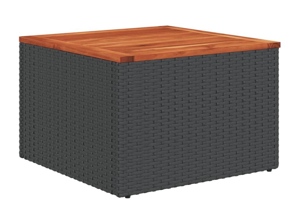 Black Woven Resin Wicker Outdoor Furniture Set - dlz1766586009393