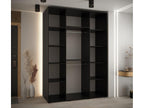 Black Wardrobe, 170 x 60 x 235.2 cm