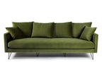 Green Velvet Sofa