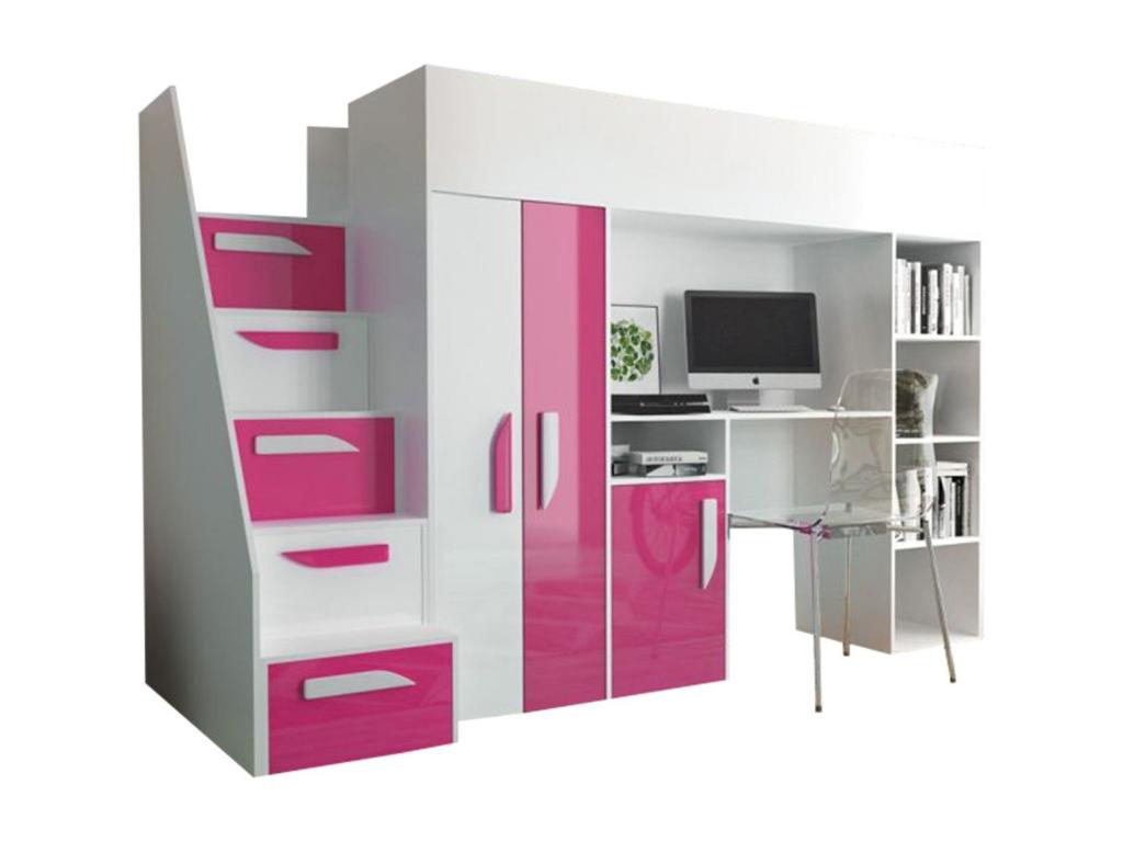 White Bed, 120 x 247 x 166 cm