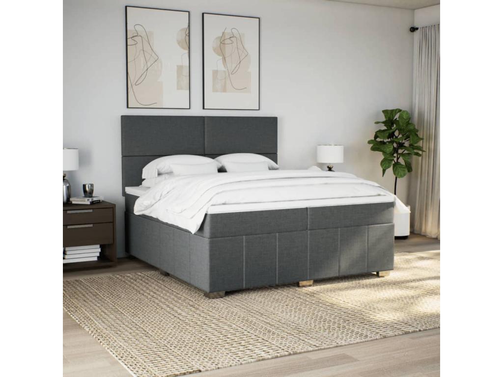 Gray Fabric Mattress, 200 x 200 cm