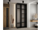 Black Wardrobe, 110 x 45 x 235.2 cm
