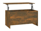 Brown Engineered Wood Coffee Table, 102 x 55.5 x 52.5 cm