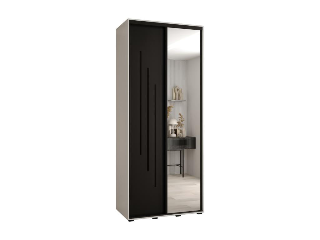 Black Wardrobe, 100 x 60 x 235.2 cm