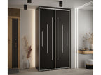Black Wardrobe, 140 x 60 x 235.2 cm
