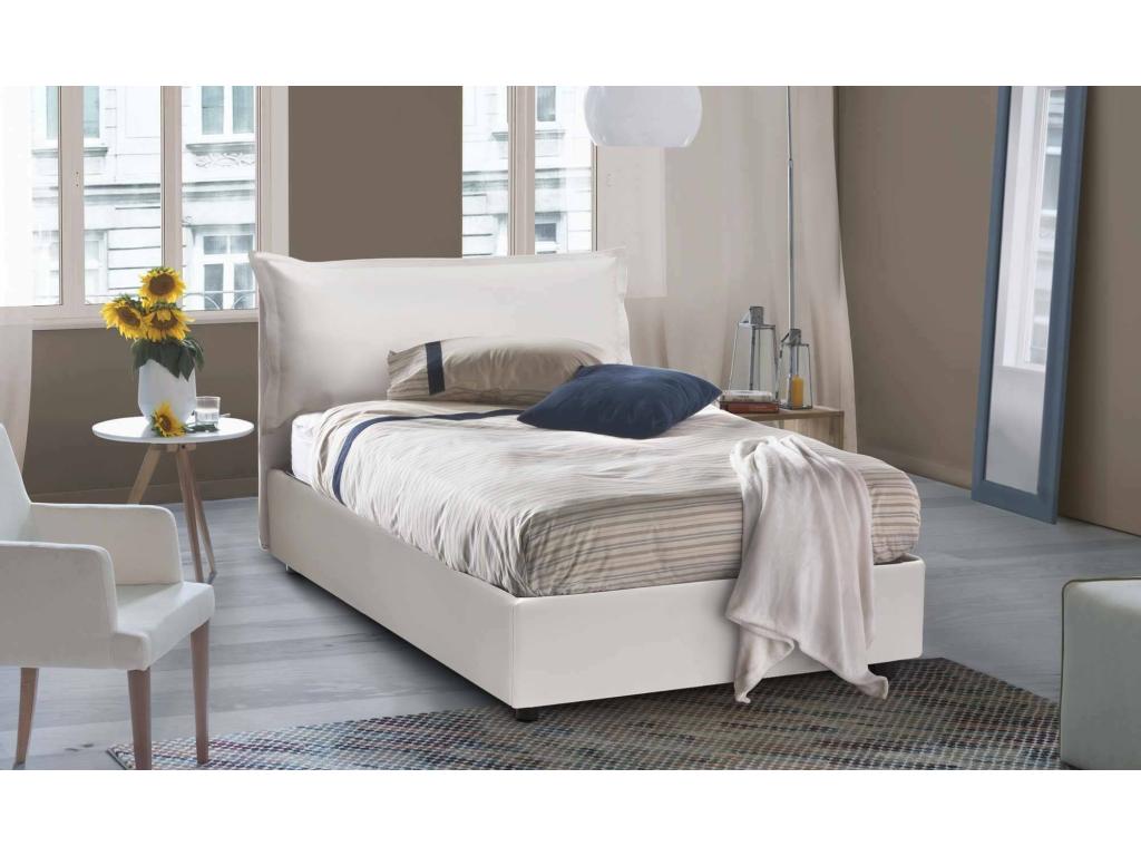 White Leather Mattress, 120 x 200 cm