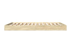 Brown Engineered Wood Bed Frame, 160 x 200 cm